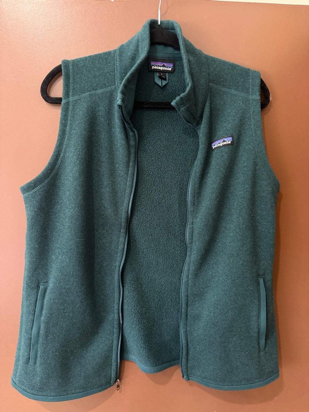 EUC PATAGONIA Green Zip-Up Better Sweater Fleece Vest - Picture 6 of 7